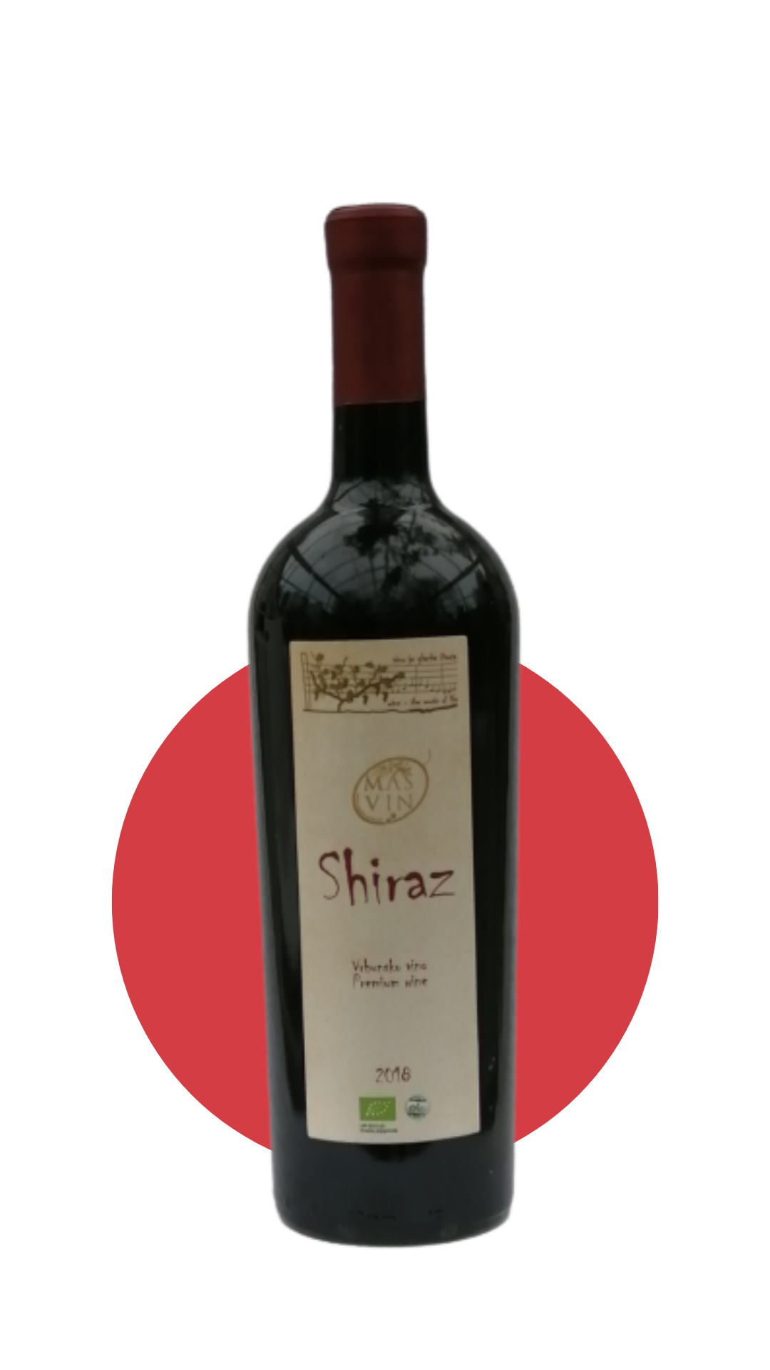 Shiraz 2019 - Blød, bær- og urtepræget og økologisk (kopi)